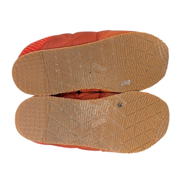 Teva ReEMBER Satinya Burnt Orange Moc Quilted Collapsible Heel Women's Size 8 - Picture 7 of 7